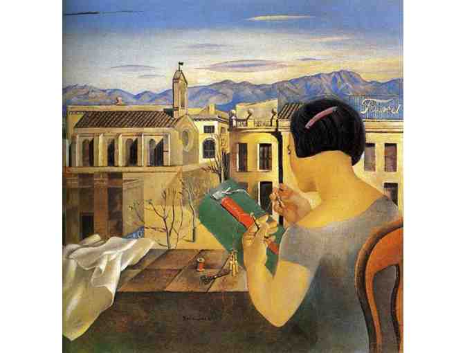 A3 GICLEE PRINT (BID) OR 30X40' CANVAS (BUY NOW):  'Woman At the Window/Figueras' by Dali