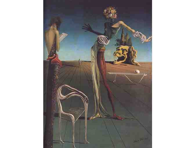 A3 GICLEE PRINT (BID) OR 30X40' CANVAS (BUY NOW): 'Woman With Head Of Roses' by DALI