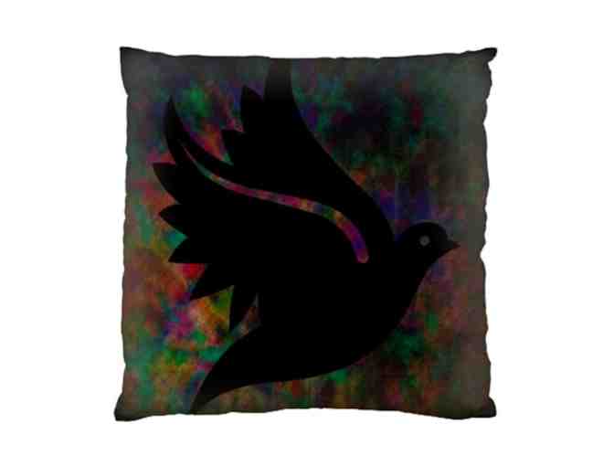 ! 2 SIDED ART DELUXE CUSHION CASE(S) + A3 GICLEE PRINT!: 'PEACE #13' BY WBK