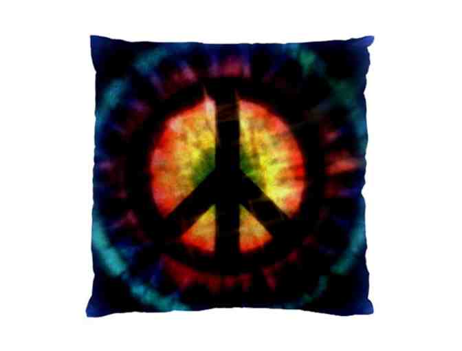 ! 2 SIDED ART DELUXE CUSHION CASE(S) + A3 GICLEE PRINT!: 'PEACE #23' BY WBK