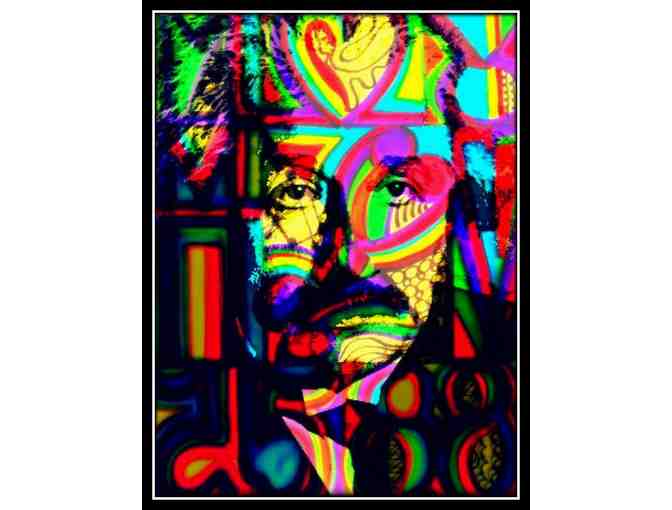 'THE GENIUS' by WBK: *** 12x9' CANVAS!