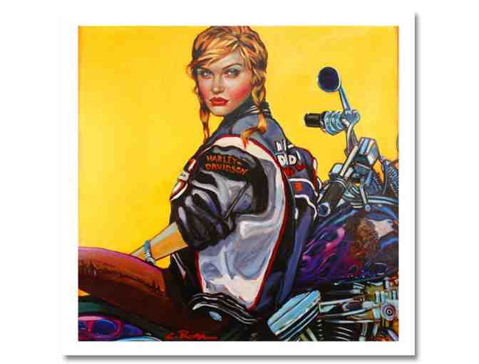 'HERE I GO AGAIN DREAMING' by Colleen Ross: Ltd Ed Serigraph on Canvas, Pre-stretched, COA