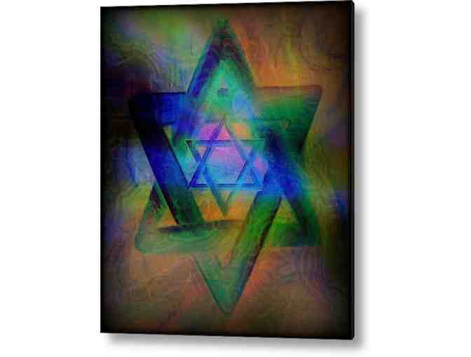 'Stars Of David': Unique Acrylic Surface! Let the LIGHT shine through!  34.75 ' x 40.00'