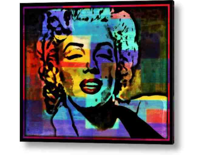 'MARILYN-ICONIC': Unique Acrylic Surface! Let the Light shine through!   36.00' x 28.88'