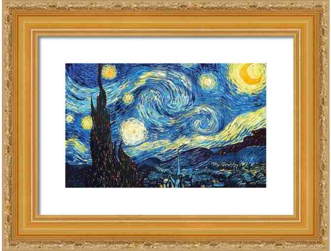 'THE STARRY NIGHT' BY VINCENT VAN GOGH: Custom Framed Art Print!