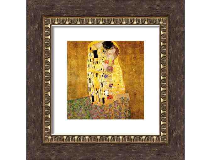 'THE KISS' by Gustav Klimt:  Custom Frames Art Print