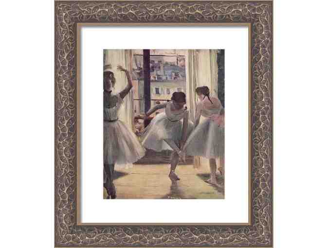 'THREE DANCERS IN AN EXERCISE HALL' BY DEGAS: Custom Framed Art Print!