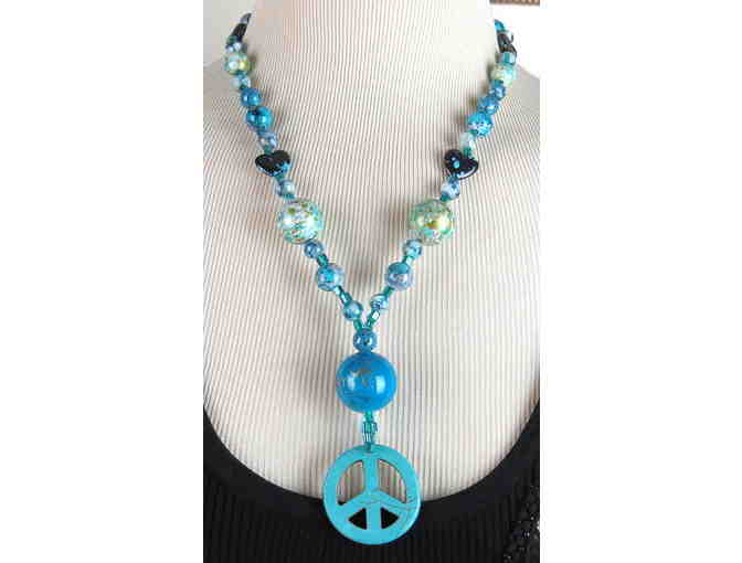'Peace Train!': Handcrafted, 1/KIND NECKLACE #462