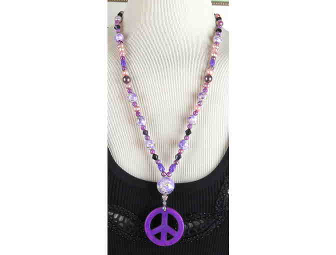 'Peace Train!': Handcrafted, 1/KIND  NECKLACE #464