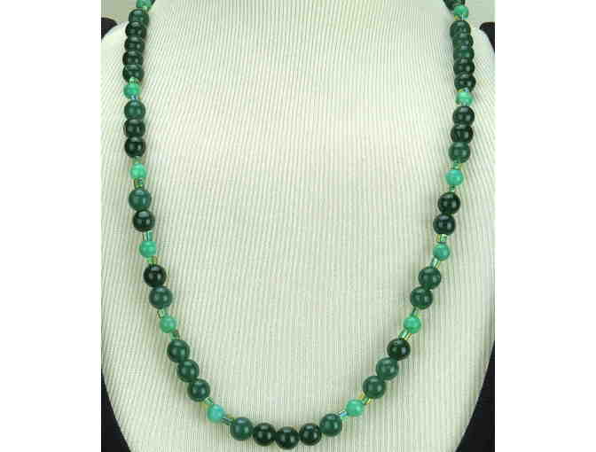 Jade and Jasper featured! 1/KIND  NECKLACE #255 & 256 ENSEMBLE: 2 NECKLACES, 3 LOOKS!