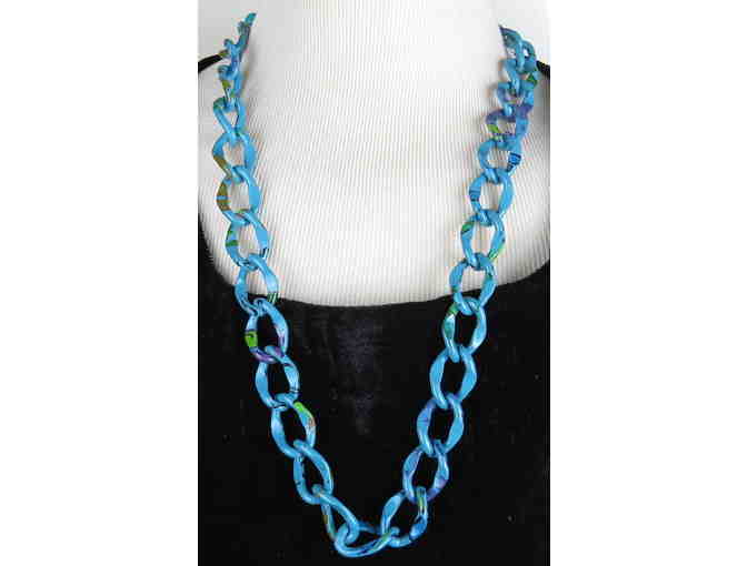 PAINTED CHAIN NECKLACE #352