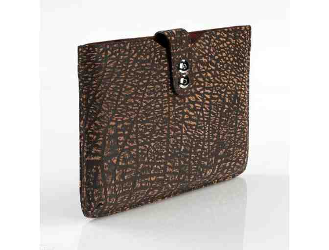 iLuxury! Brown Leather iPad Sleeve! Made from Genuine Buffalo Leather! ** List Price: $500