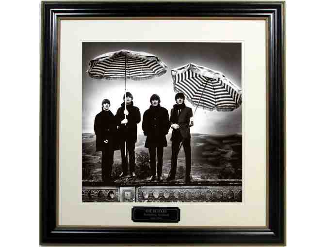 Beatles Umbrella Vintage Photograph