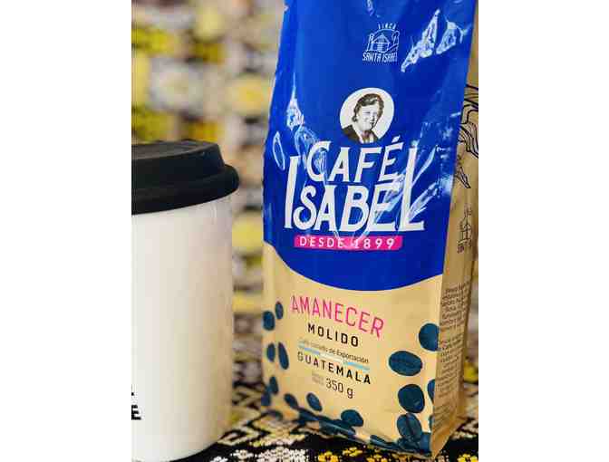 Cafe Isabel & Guatemalan White Ceramic Tumbler