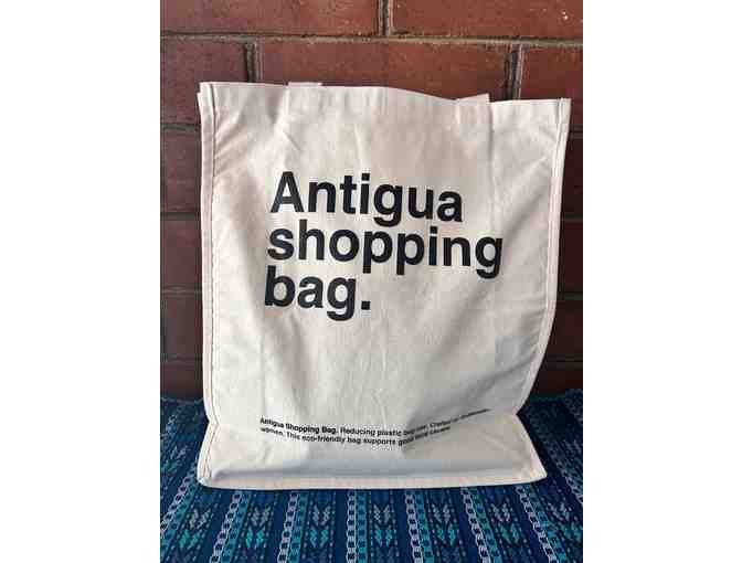 Reusable Canvas Antigua Bag - Handcrafted and Eco-Friendly