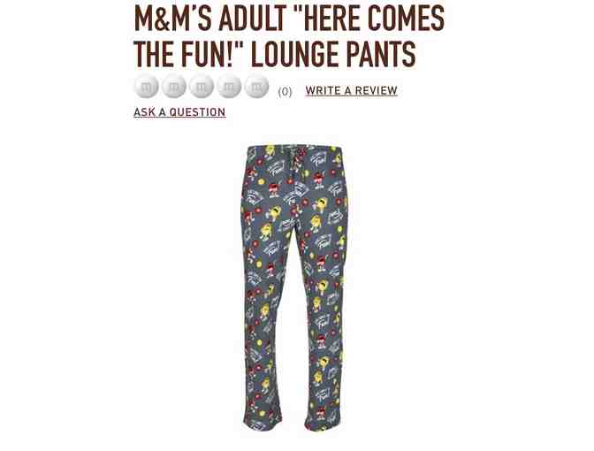 M&M Pajama Pants (Men's L)