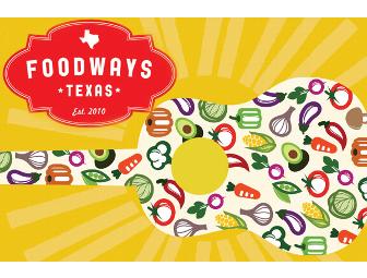 2012 Foodways Texas Annual Symposium (Two Tickets)