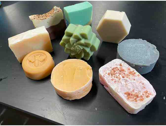 Collection of Artisanal Soaps Handmade by Mrs. Yanashima's Chemistry Class