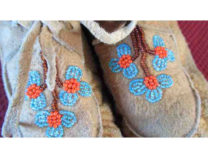 Child-size Vintage Moccasins - Photo 1