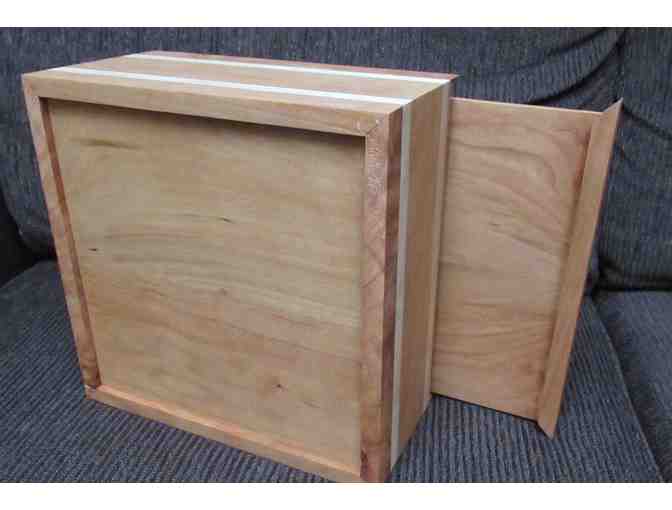 Handcrafted Wooden Box with a Sliding Lid