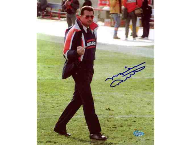 Mike Ditka Giving The Finger Hand Signed Photograph