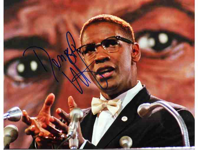 Denzel Washington Autographed Signed 11x14 Malcolm X Photo