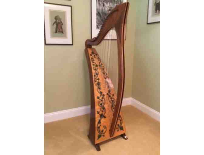 Heartland Harps 38-string, Walnut, Hand-crafted 'Dragonheart' Celtic Harp