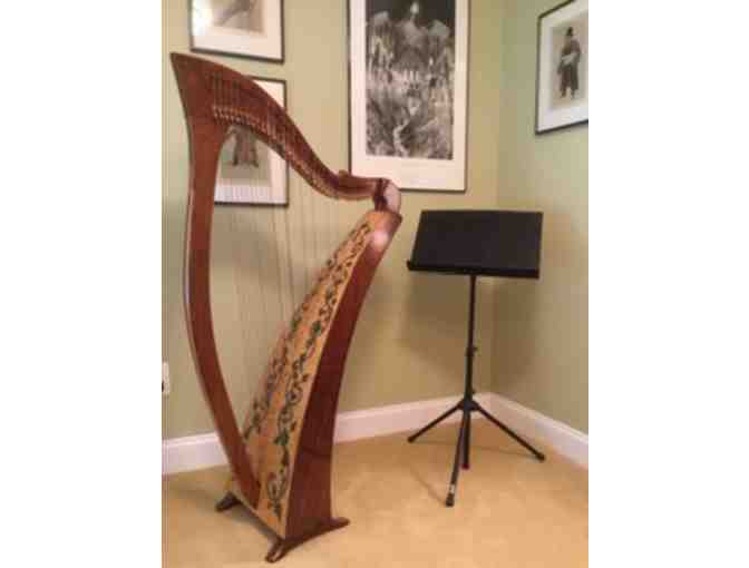 Heartland Harps 38-string, Walnut, Hand-crafted 'Dragonheart' Celtic Harp