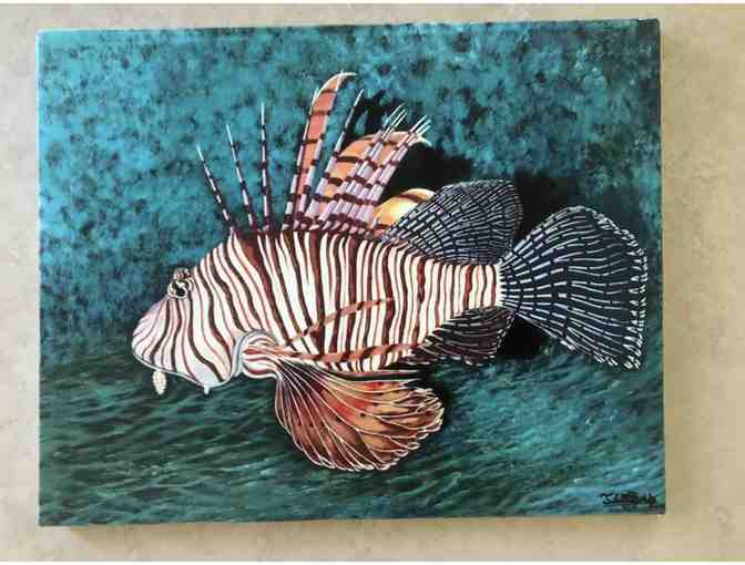 Fish on canvas - Photo 1