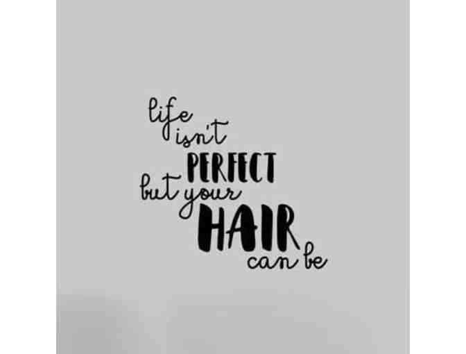 A Hair Cut and Color