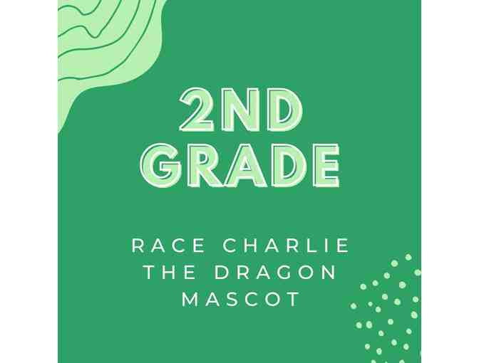 2nd Grade-Race Charlie the Dragon Mascot