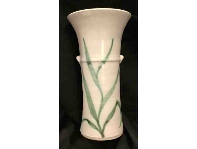 Ceramic Grass Mirror and Vase Set by Bradd Rato - Photo 1