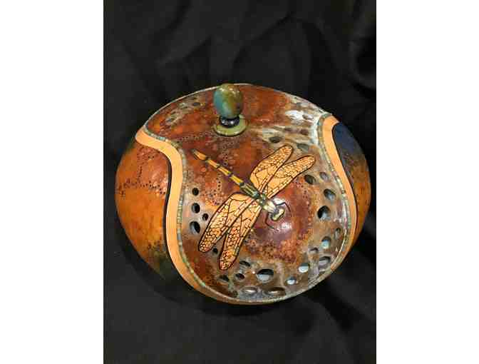 Exquisite Handcrafted Firefly Gourd Box - Photo 1