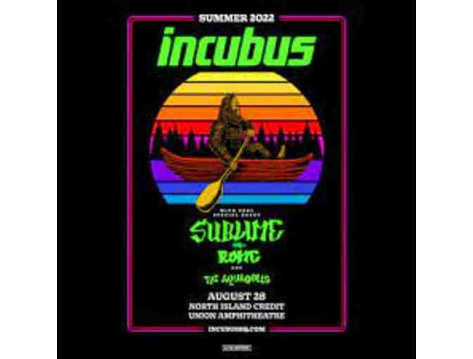 INCUBUS W/SUBLIME 100 SECTION SEATS - Photo 1