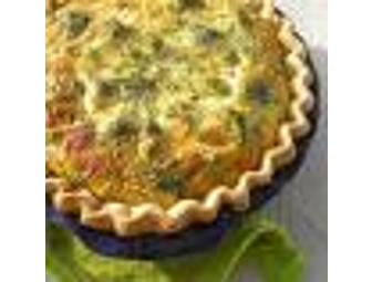 Two 9' Quiche pies