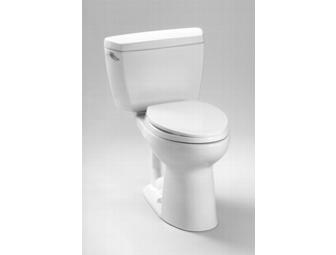 Toto High Line toilet, installed