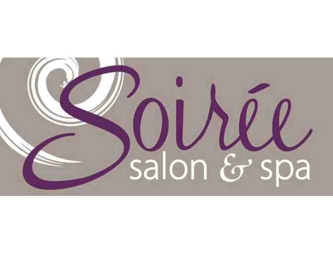 Soiree Salon & Spa $100 Gift Certificate and Beauty Products