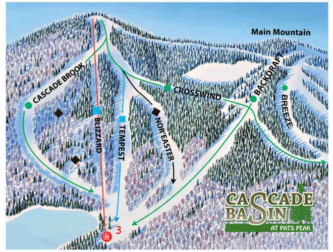 Pats Peak Ski Area - Two Midweek Lift Tickets