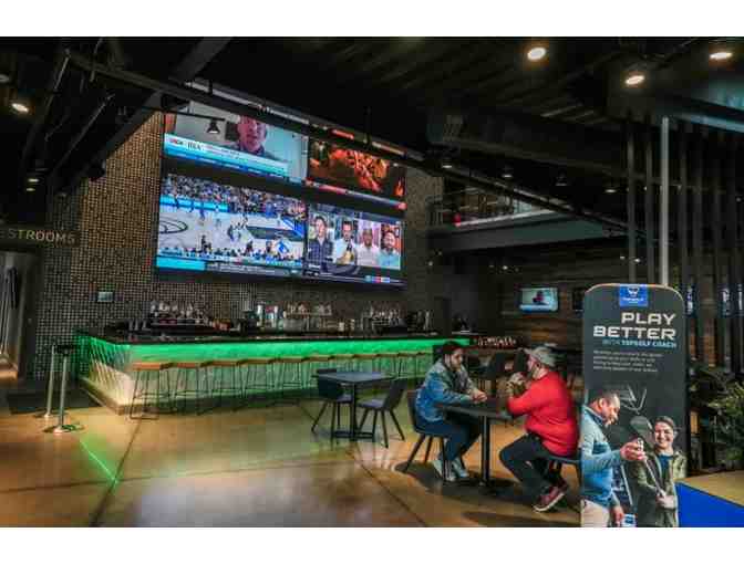 TopGolf- $50 Off Gameplay, Two $15 Off Gameplay Coupon Cards, and a Small Souvenir
