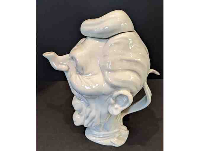 Hall China President Ronald Reagan White Teapot, AMAZING!