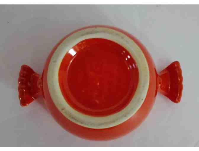 Fiesta Red Vintage Sugar Bowl & Lid