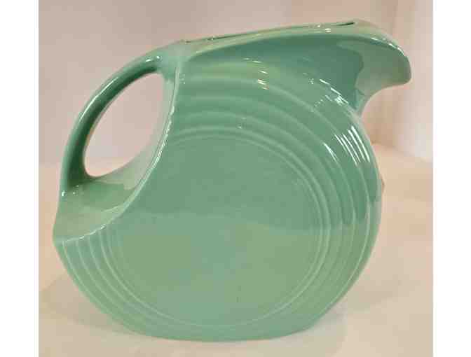 Fiestaware Seamist Disk Pitcher 79th Dahlia Show