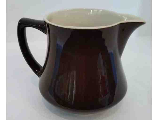 Hall China Room Service Water Pitcher Brown