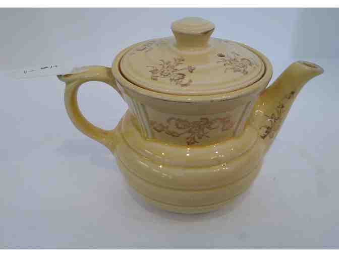 Hall China Dripolator Yellow & Gold