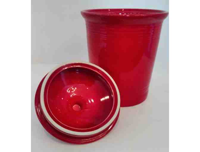 Fiesta Scarlet 8' Canister & Lid