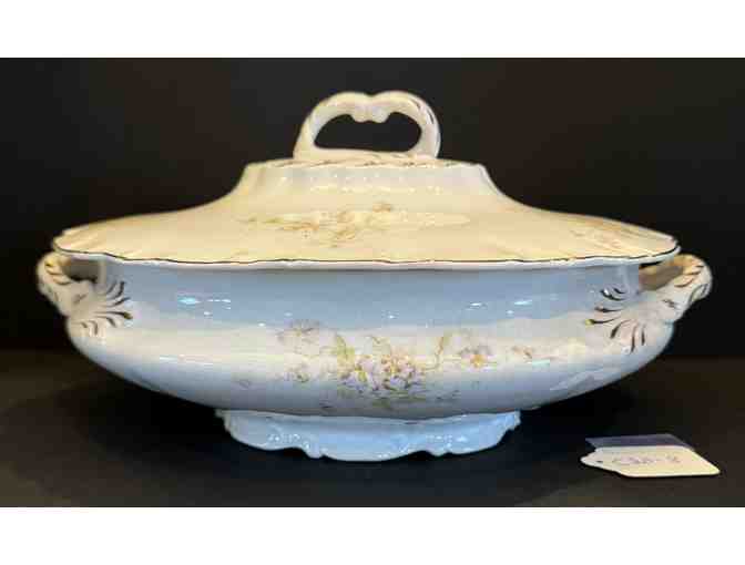 Vodrey Pottery 1896-1920 Covered Vegetable Dish