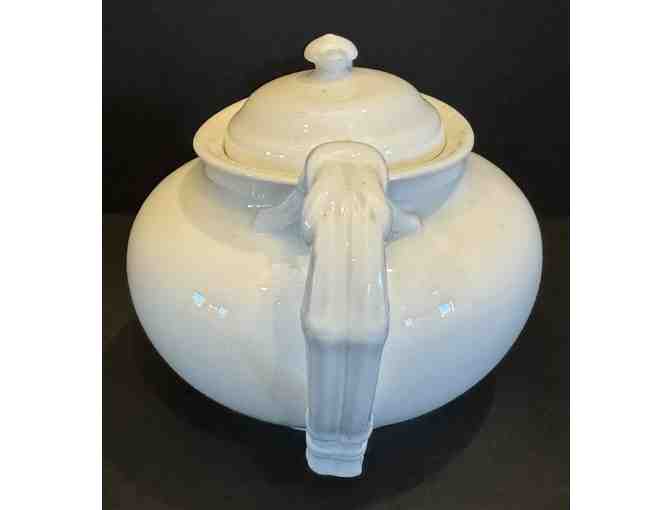 Lotus Ware 2 pc Teapot