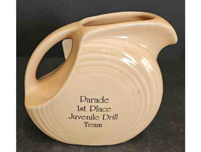 Fiestaware Apricot Small Disk Pitcher Tri State Pottery