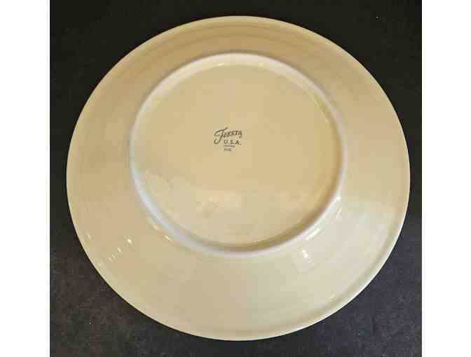 Fiestaware Ivory Christmas Chop Plate