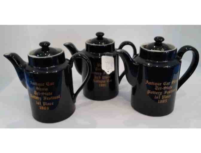 Hall China Antique Car Teapots 3 pcs Assortment